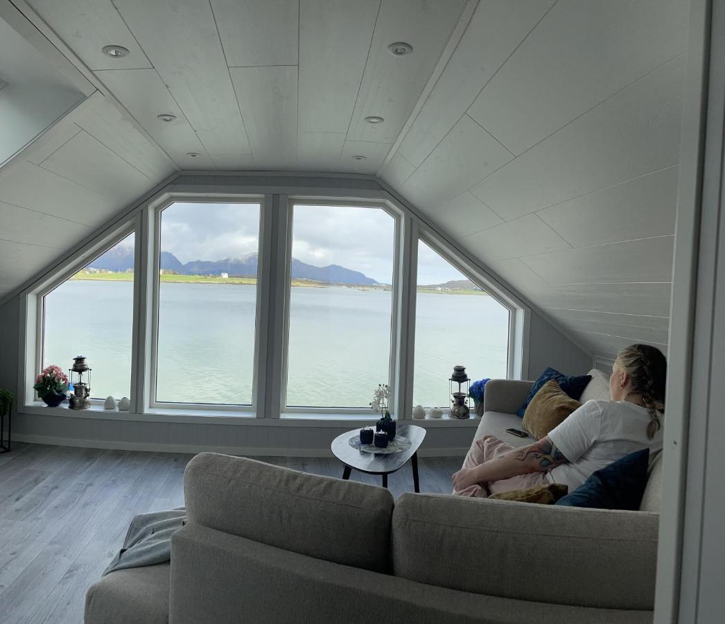 Luxurious Cabin By The Waterfront Leknes Zewnętrze zdjęcie